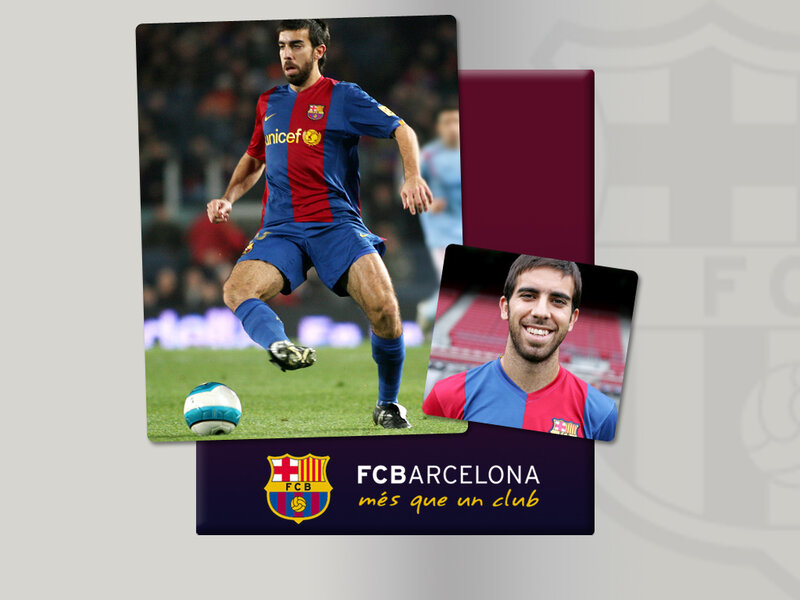FC Barcelona player collage
