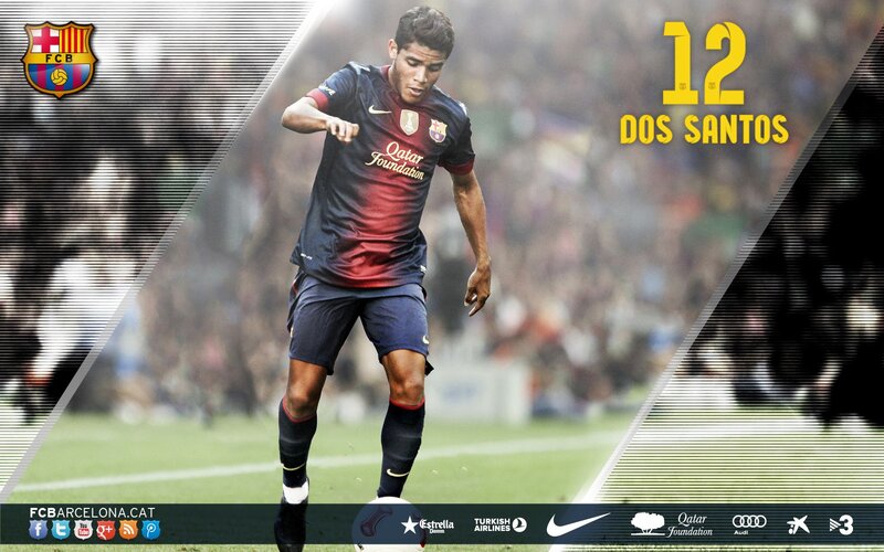 FC Barcelona player Dos Santos