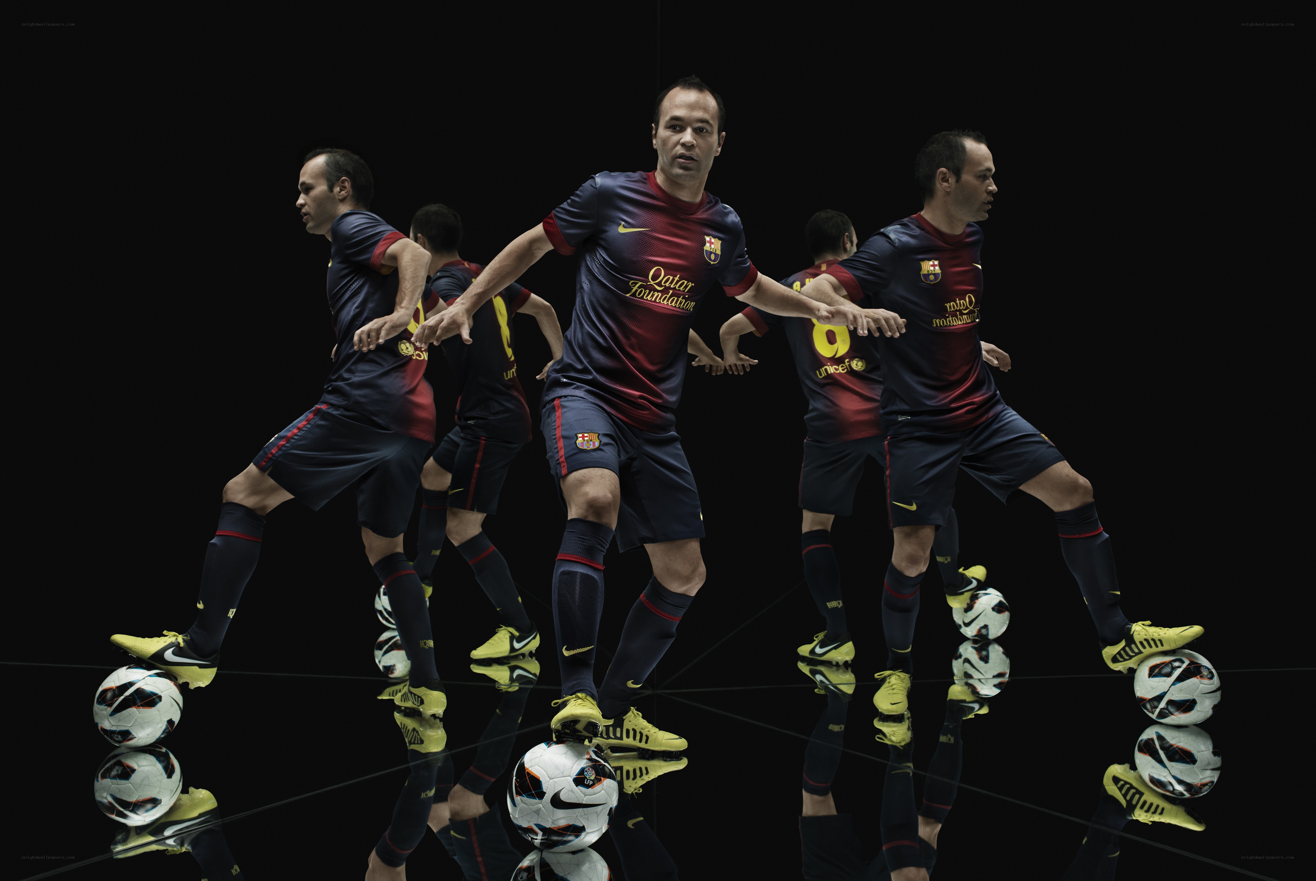 FC Barcelona players in action