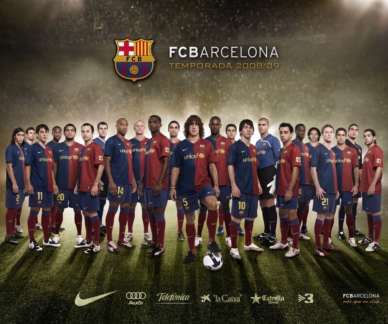 FC Barcelona team photo