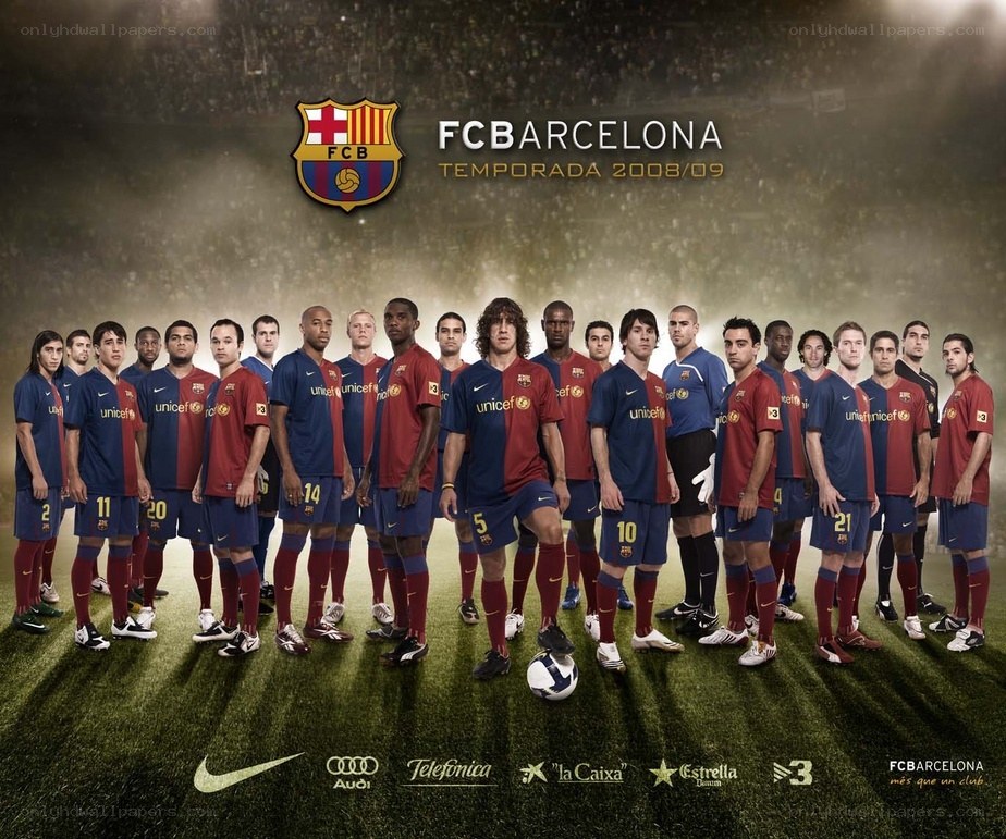 FC Barcelona team photo