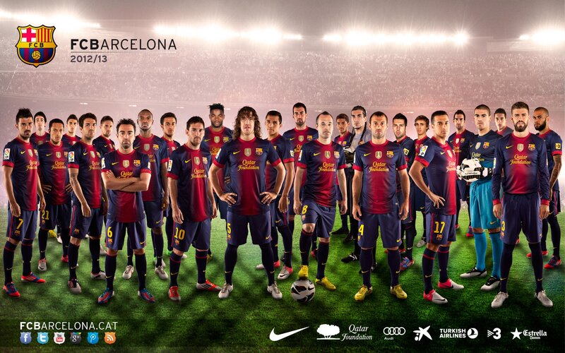 FC Barcelona team photo