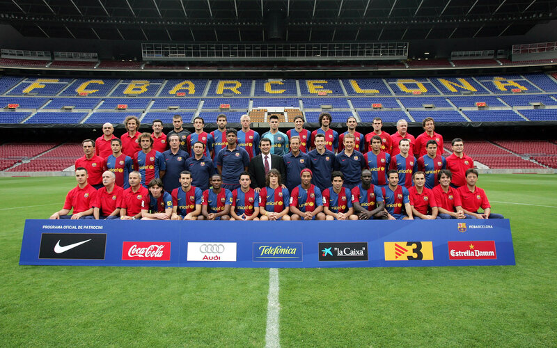 FC Barcelona team photo