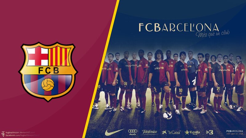 FC Barcelona team portrait