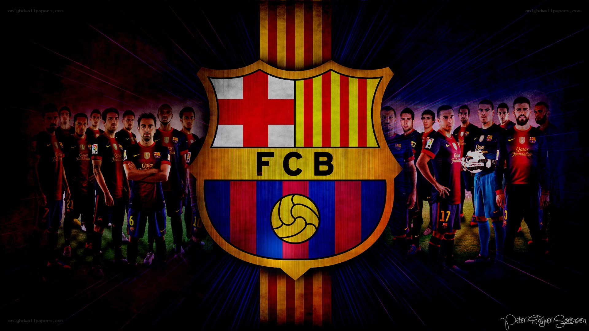 FC Barcelona team wallpaper