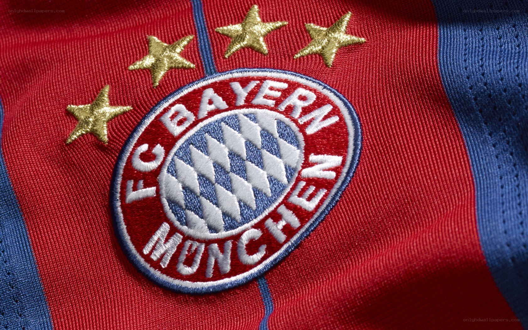 FC Bayern Munich crest on jersey