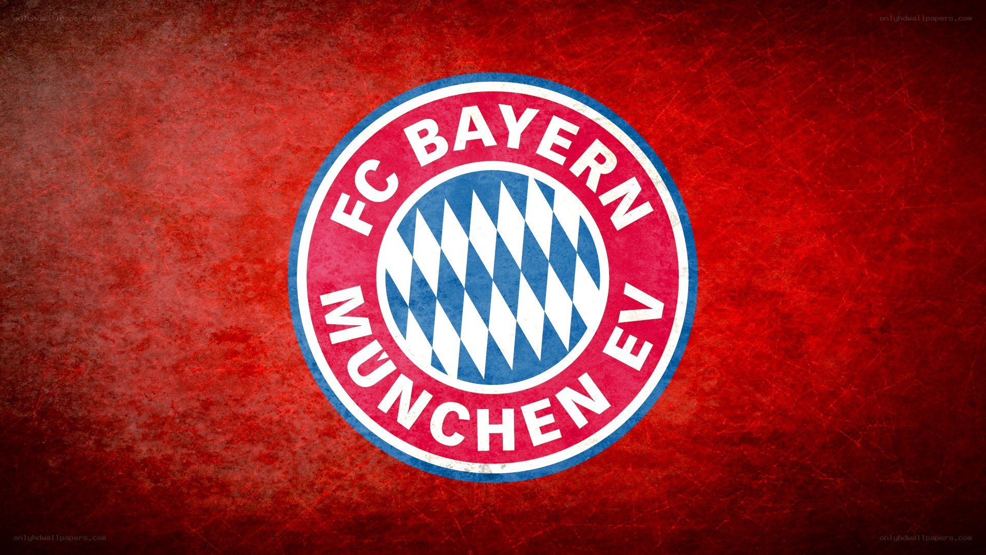 FC Bayern Munich logo on red