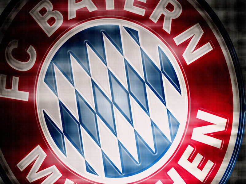 FC Bayern Munich Logo — Red, Bold, Digital Art