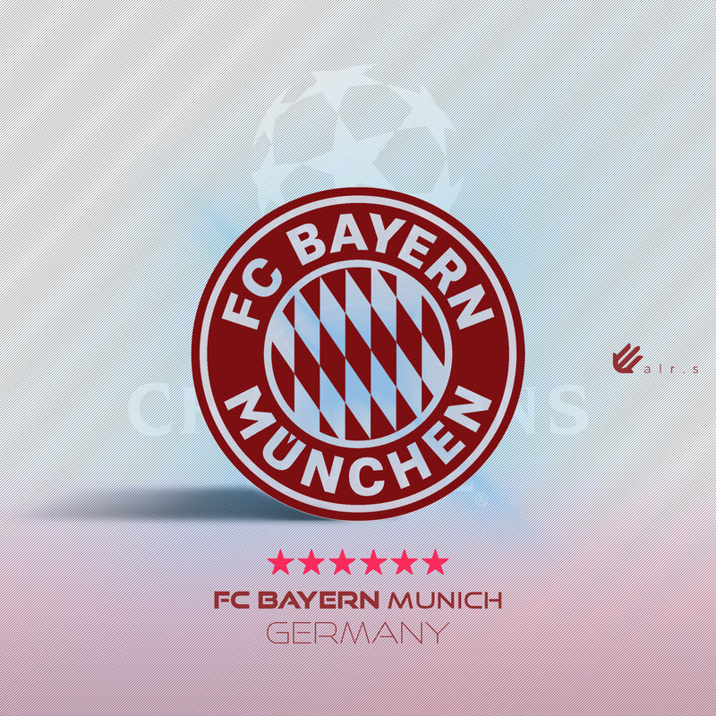 FC Bayern Munich Logo — Red, Clean