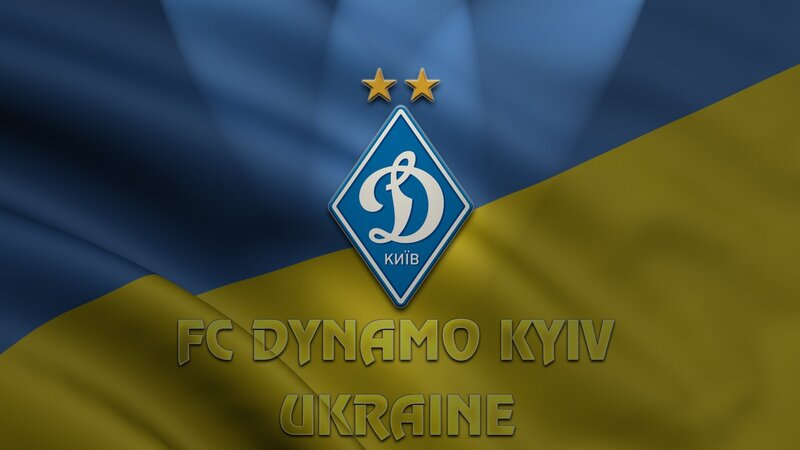 FC Dynamo Kyiv Logo — Blue, Patriotic