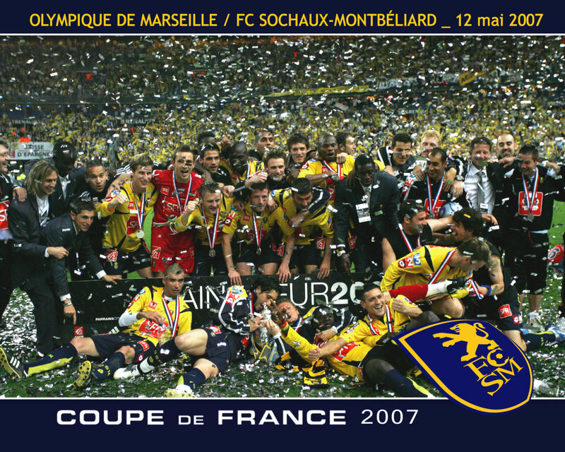 FC Sochaux-Montbéliard celebrates Coupe de France win