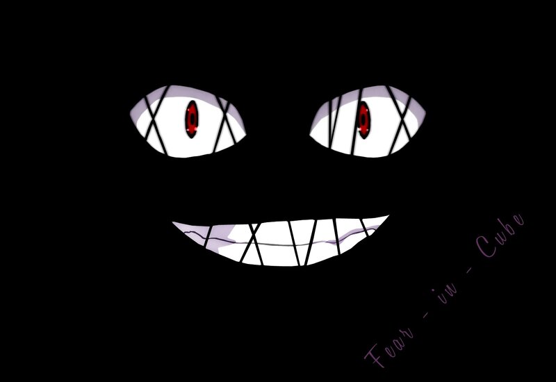 fear cube eyes and smile