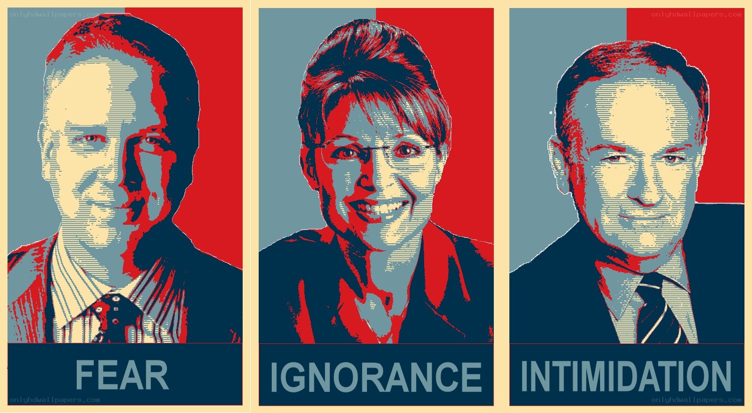 Fear Ignorance Intimidation poster