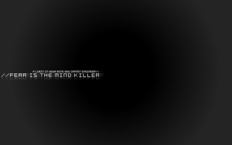 fear is the mind killer