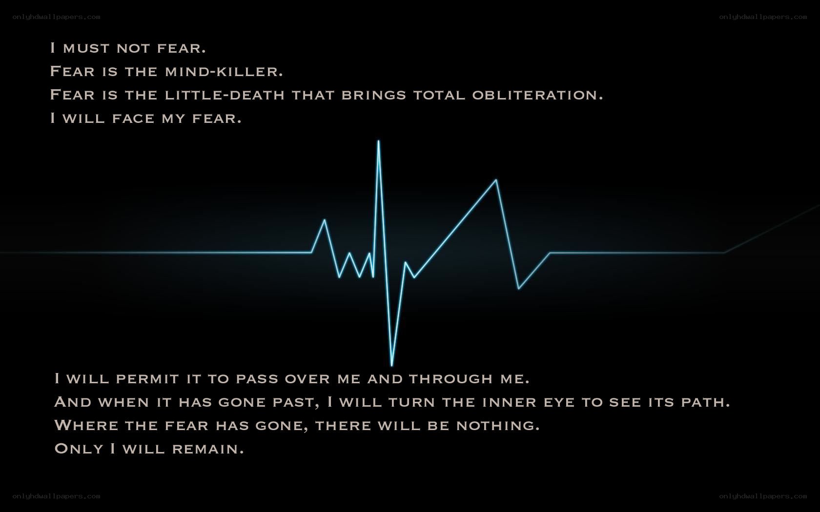 Fear meditation text