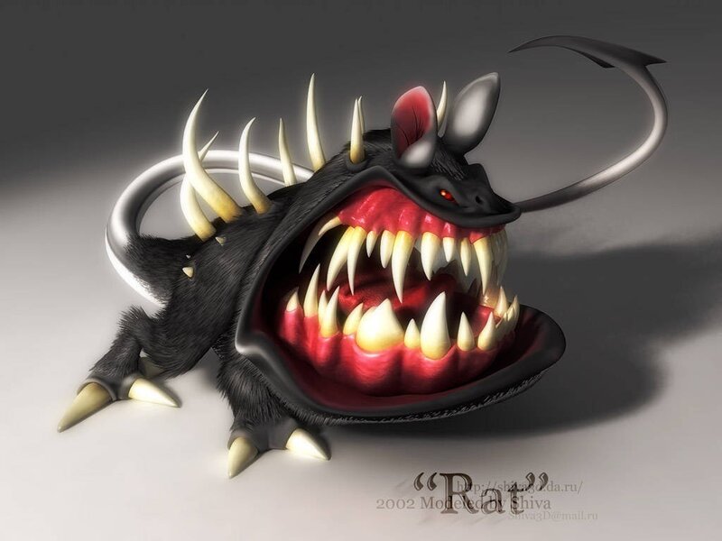 fearsome rat creature
