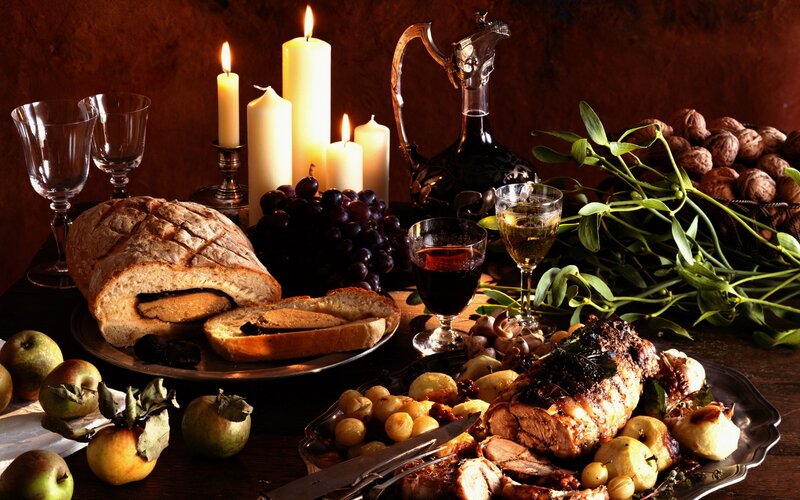 Feast of bread and wine