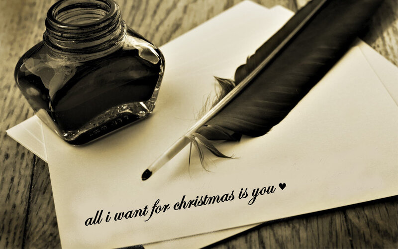 Feather Quill and Ink Bottle — Sepia, Romantic