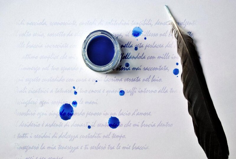 Feather Quill and Ink