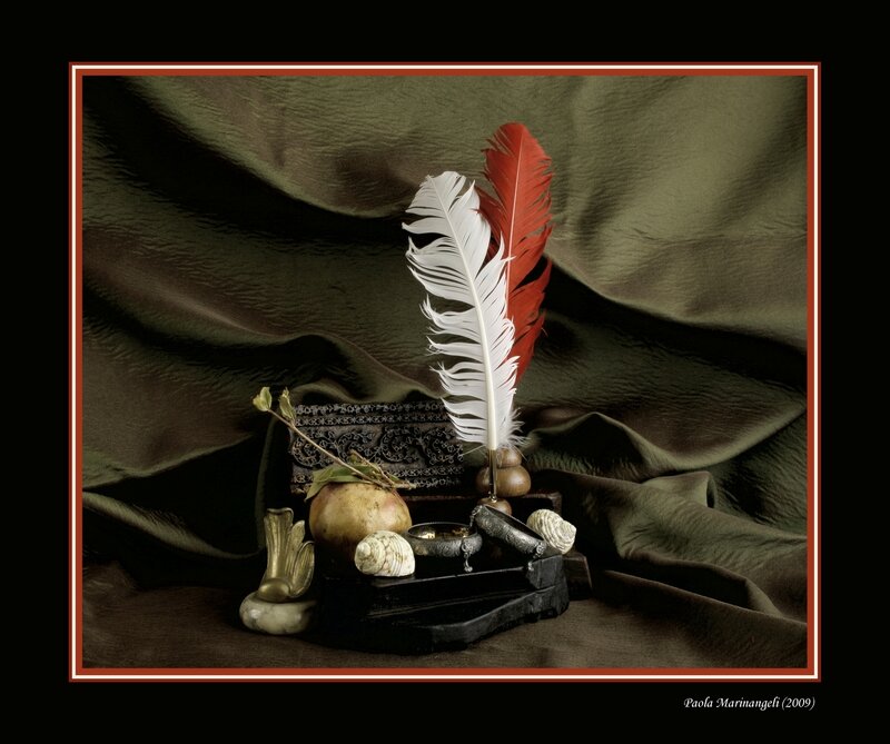 Feather Quill and Objects