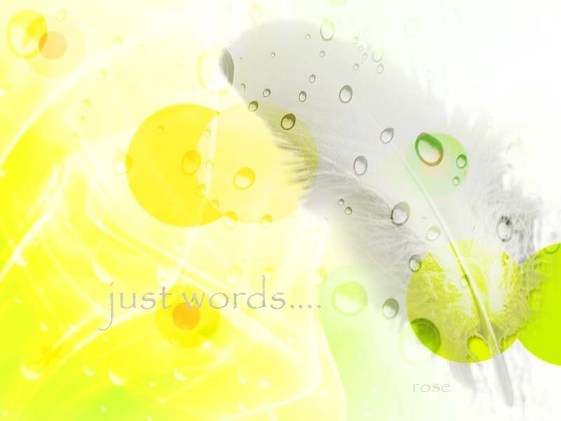 Feather with Water Droplets — Yellow