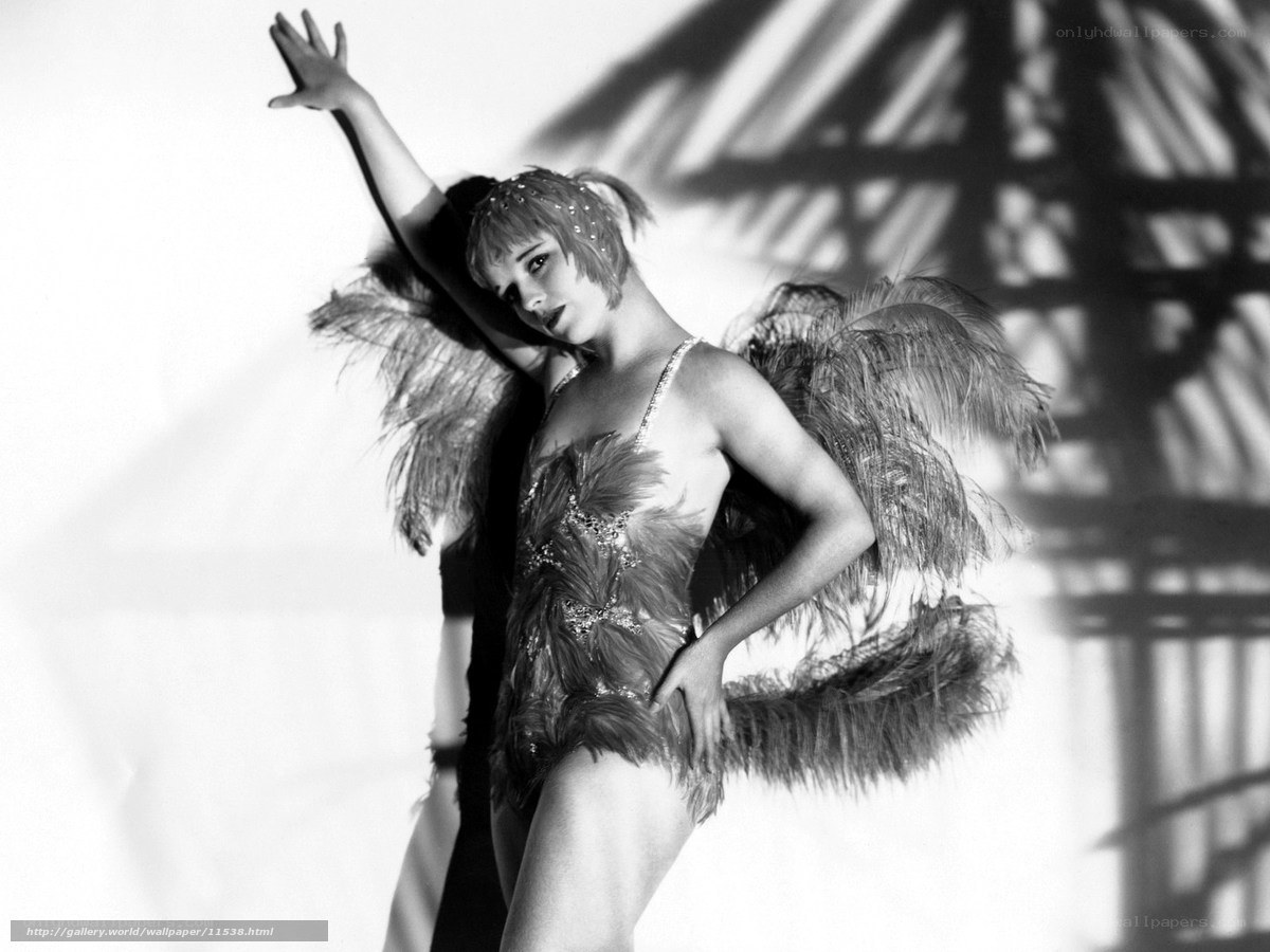 feathered dancer in vintage costume