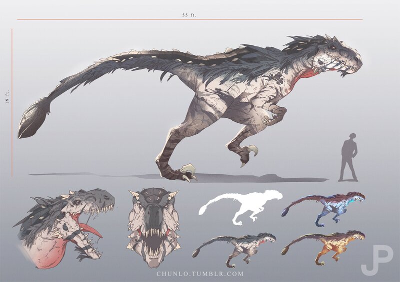 Feathered Dinosaur Concept Art