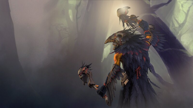 Feathered Warrior Figure