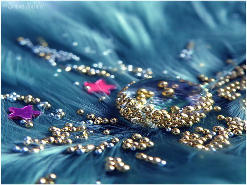 Feathers with Beads and Stars
