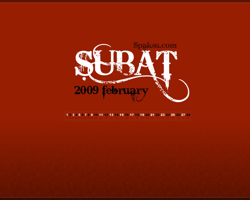 February 2009 calendar