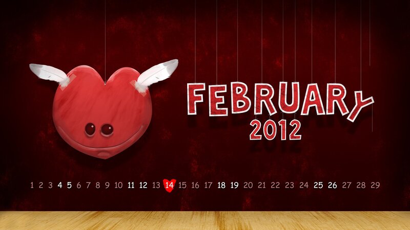 February 2012 calendar