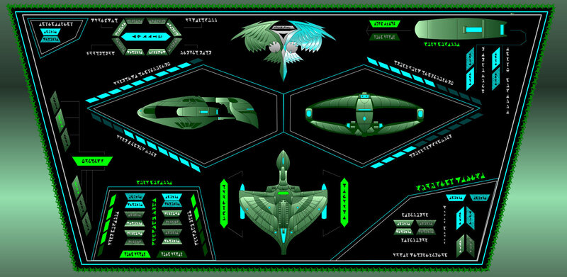federation starship design schematic
