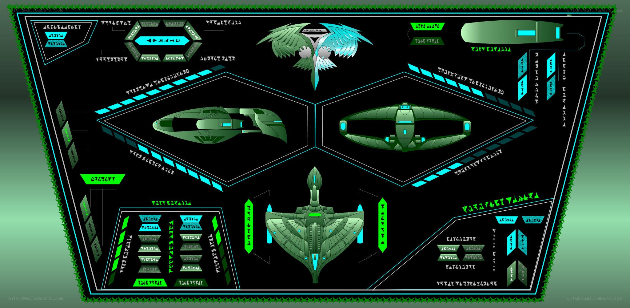 federation starship design schematic