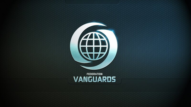 Federation Vanguard Logo — Black
