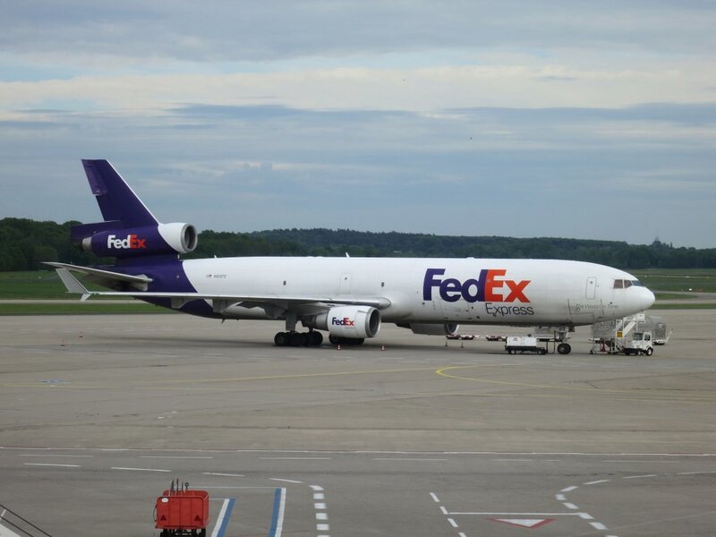 FedEx Cargo Airplane — White