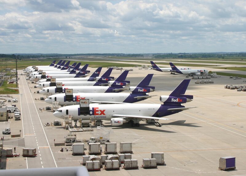 FedEx Cargo Planes — White