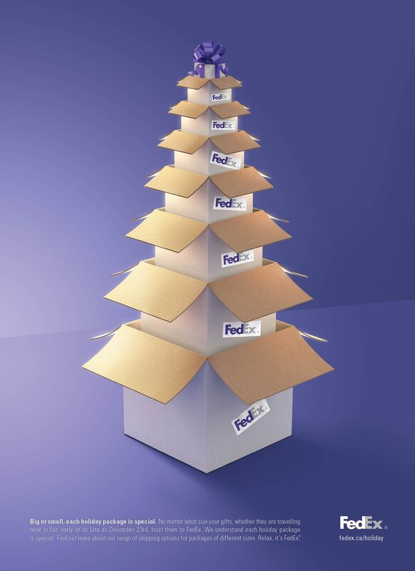 FedEx holiday package ad