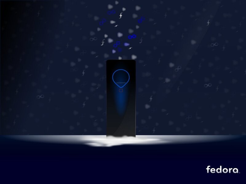 Fedora logo animation