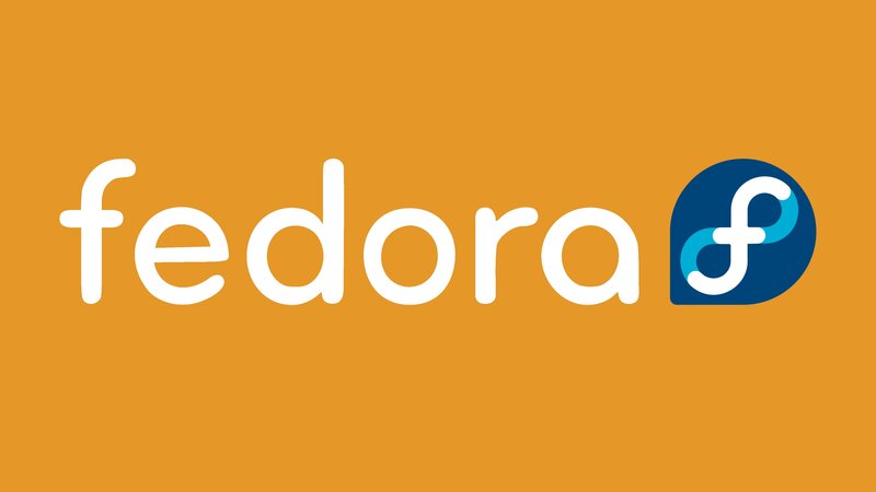 Fedora Logo — Orange