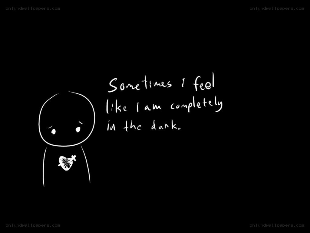 feeling lost in the dark