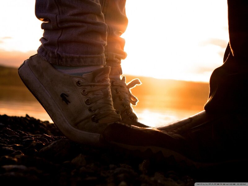 Feet of Two People