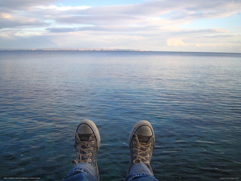 Feet on a Pier