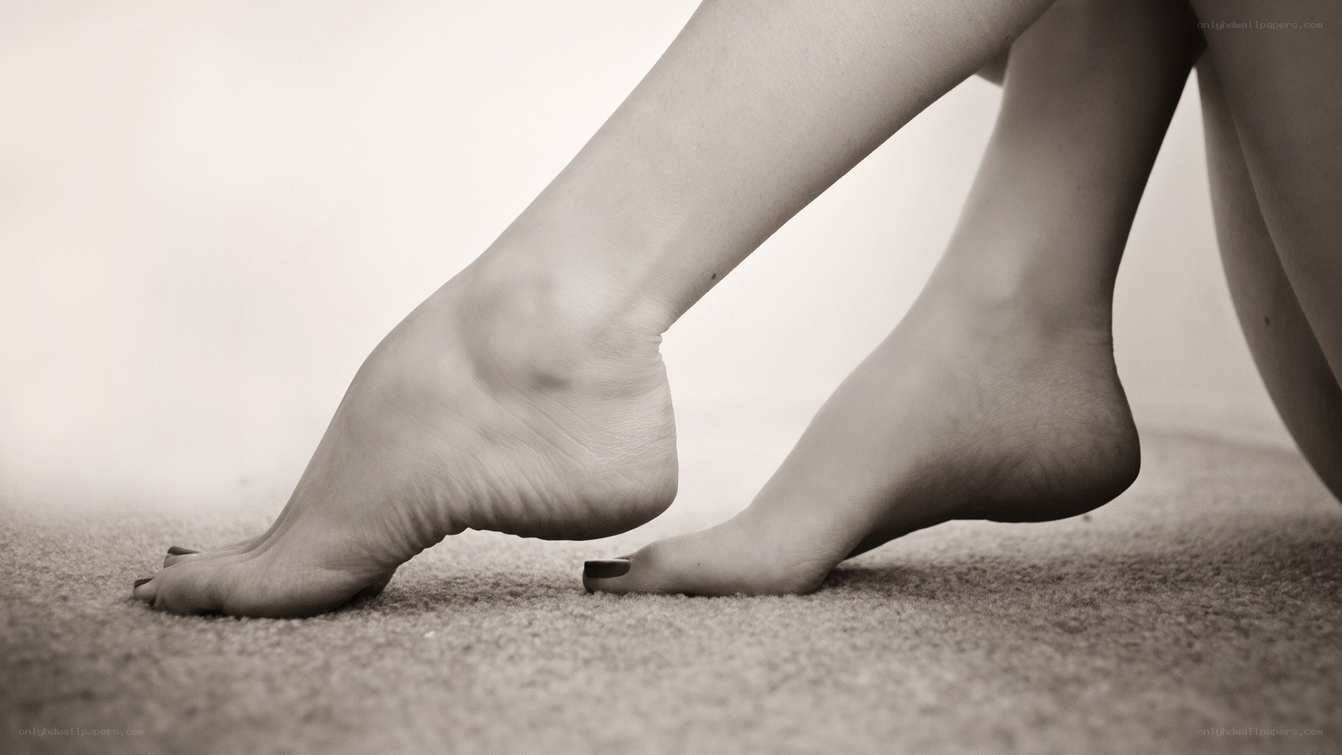 feet on carpet close-up