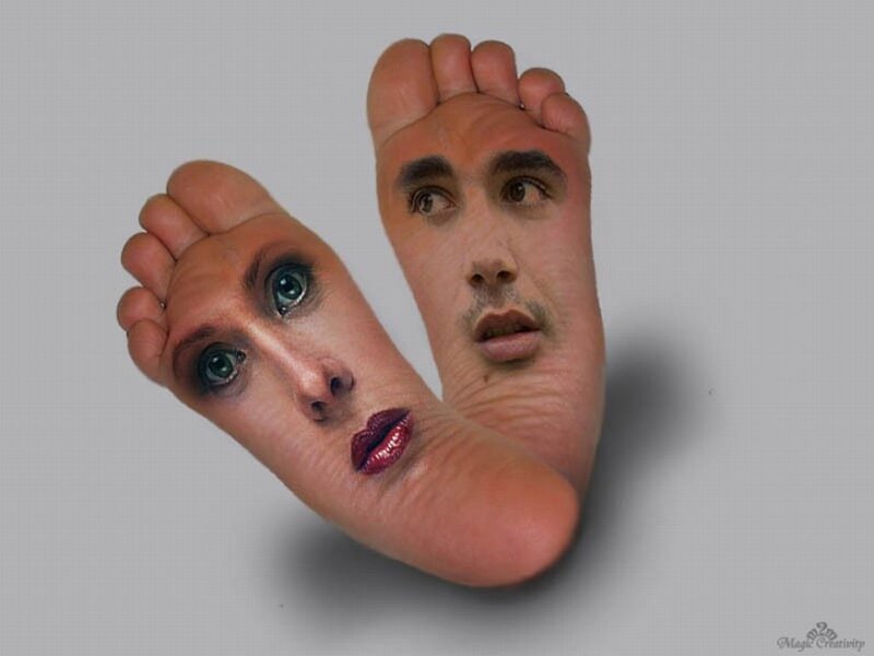 Feet with Faces — Gray