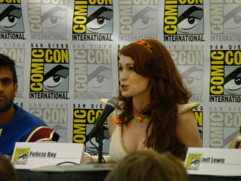 Felicia Day at Comic-Con panel