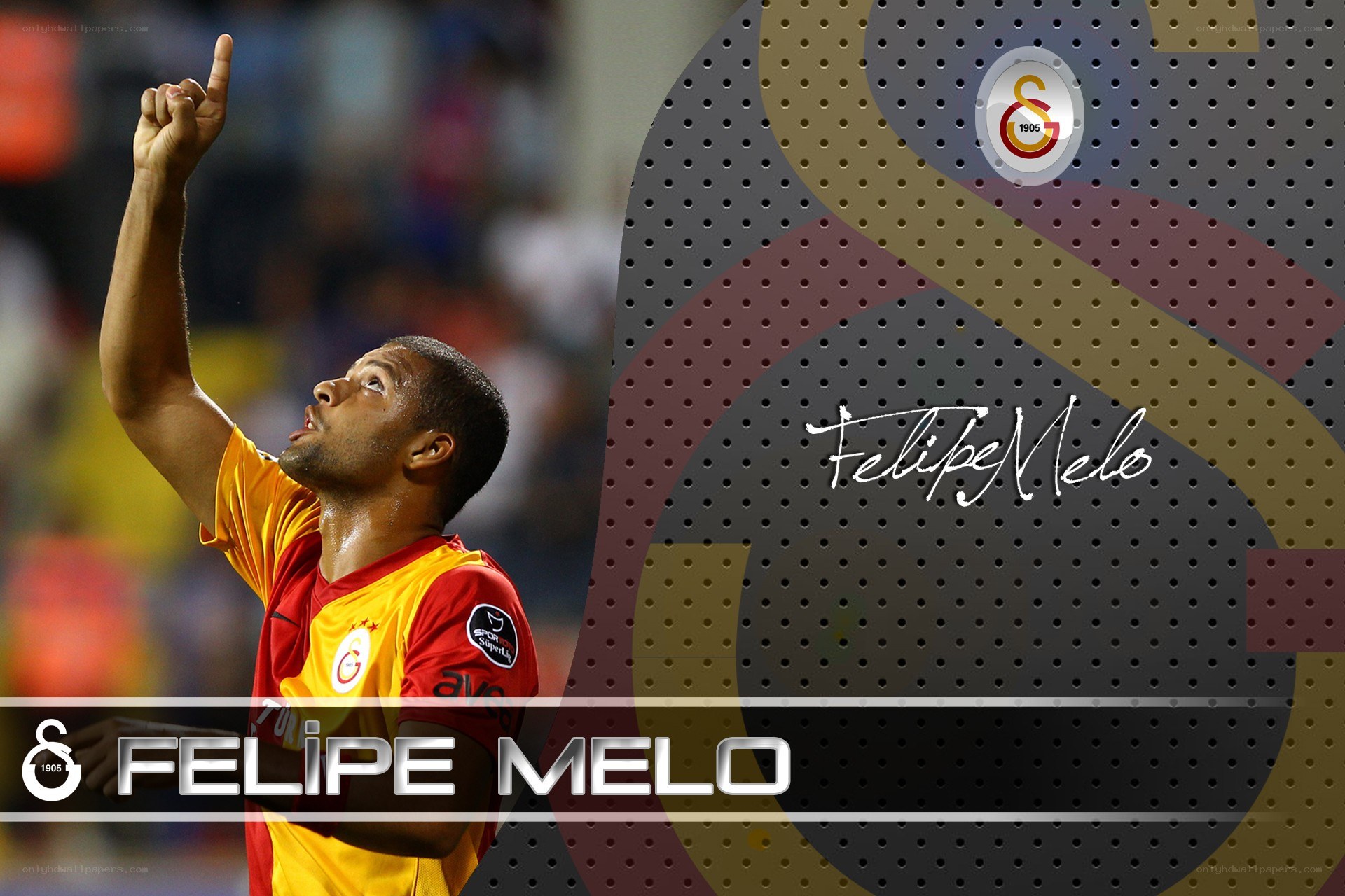 Felipe Melo celebrating goal