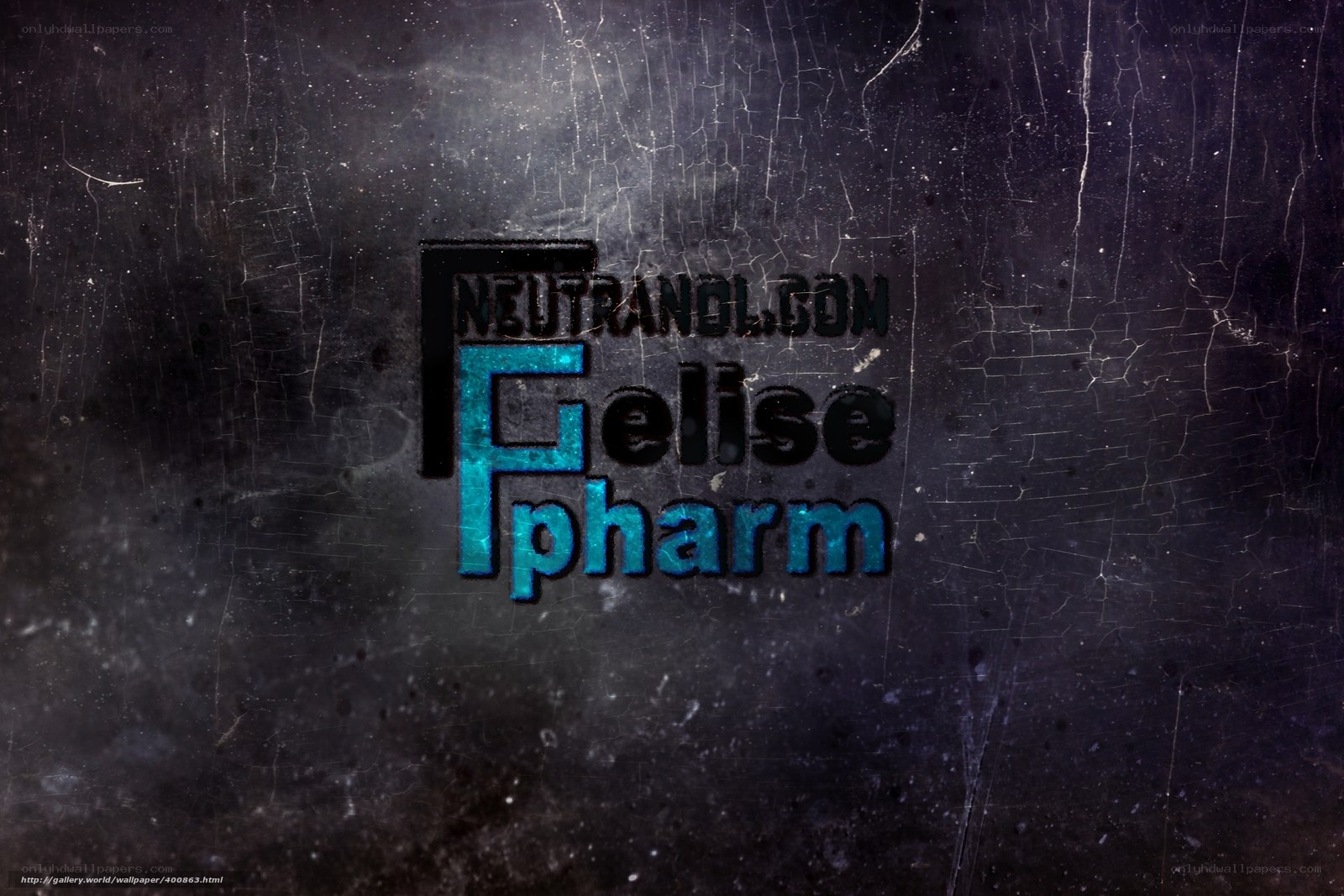 Felise Pharm logo on textured background
