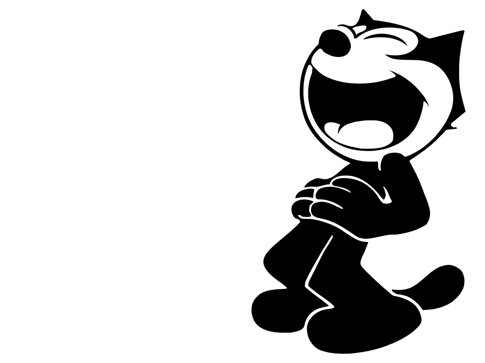 Felix the Cat laughing