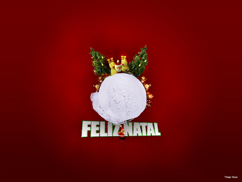 Feliz Natal holiday design