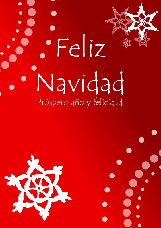 Feliz Navidad card